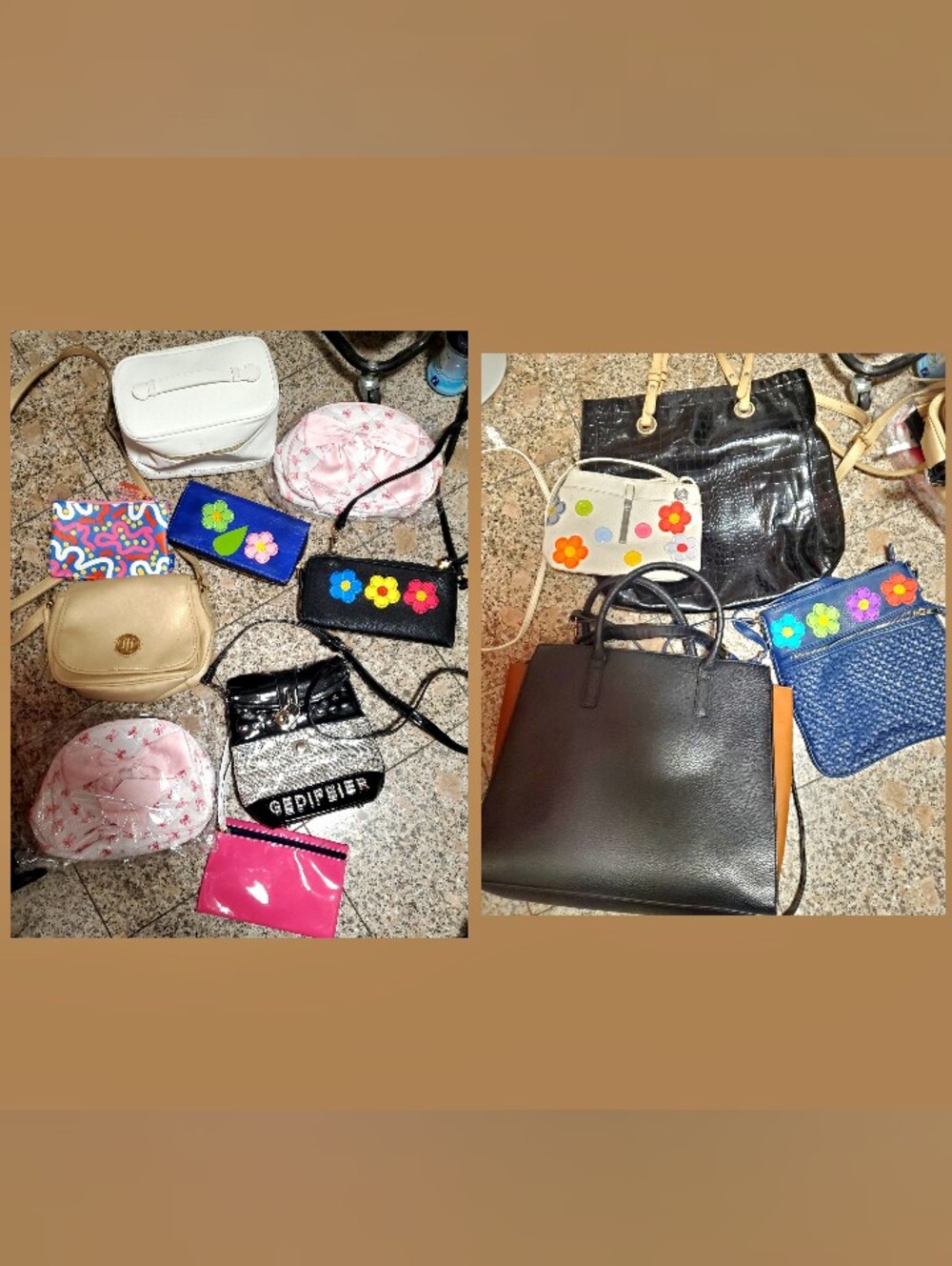 13+bags, purses cosmetic bags, wallets, moving clear my shop addiction